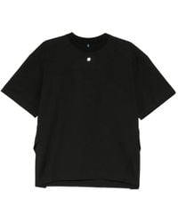 Adererror - Logo-Patch Pleated T-Shirt - Lyst