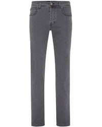 Billionaire - Logo-Embroidered Straight-Leg Jeans - Lyst
