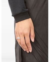 Maison Margiela - Anillo con logo grabado - Lyst