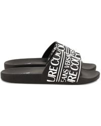 Versace Jeans Couture - Rubberised Logo Flip-Flops - Lyst
