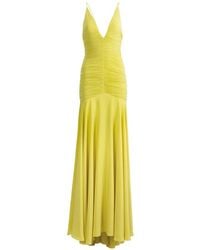 sana dress in burgundy silvia tcherassi SILVIA TCHERASSI Sana Dress in Yellow main image 1