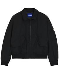 HUGO - Fami Zip-Fastening Bomber Jacket - Lyst
