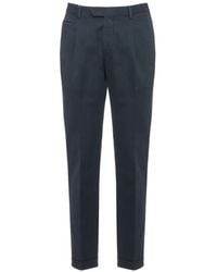 Devore - Pleated Turn-Up Trousers - Lyst