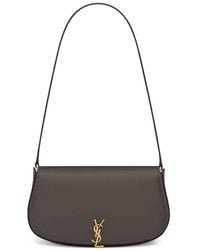 Saint Laurent - Voltaire Mini-Schoudertas Met Logo - Lyst