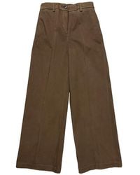 Eleventy - Wide-Leg Tailored Trousers - Lyst