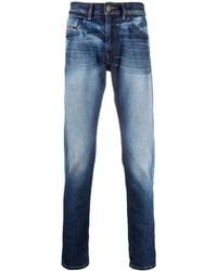 DIESEL - D-Strukt Low-Rise Slim-Fit Jeans - Lyst