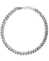 Emanuele Bicocchi - Double Entwined Chain Necklace - Lyst
