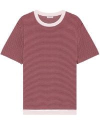 Fursac - Striped-Pattern Cotton T-Shirt - Lyst
