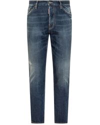 DSquared² - Cool Guy Faded Distressed Jeans - Lyst
