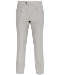 Isaia - Belt-Loop Pleated Trousers - Lyst