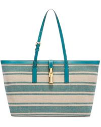 Furla - Debby Striped Tote Bag - Lyst