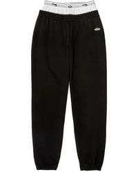 HOMMEGIRLS - X Fruit Of The Loom Layered-Waistband Logo-Patch Track Pants - Lyst
