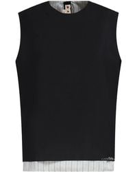 Marni - Stripe-Detail Layered Blouse - Lyst