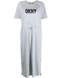 DKNY - Robe imprimée à lien de resserrage - Lyst