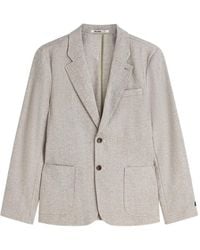 Scotch & Soda - Blazer Boutonné À Revers Crantés - Lyst