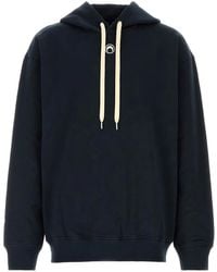 Marine Serre - Fleece-Hoodie mit Moon-Logo - Lyst