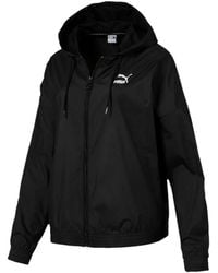 PUMA - Classics Hooded Windbreaker Jacket - Lyst
