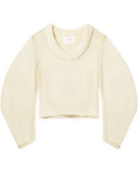 Axel Arigato - Balloon-Sleeve Round-Neck Sweater - Lyst