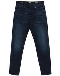 BOSS - Vaqueros Maine De Corte Regular - Lyst