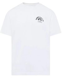 vowels - Company Logo-Print T-Shirt - Lyst