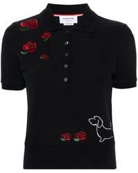Thom Browne - エンブロイダリー ポロシャツ - Lyst