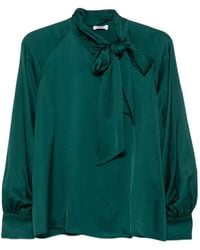 Liu Jo - Pussy-Bow Raglan-Sleeve Blouse - Lyst