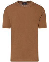 Liu Jo - Linen And Cotton T-Shirt - Lyst