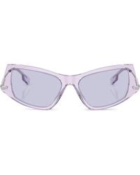 Burberry - Logo-Plaque Cat-Eye Sunglasses - Lyst