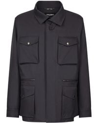 Dolce & Gabbana - Multi-Pocket Safari Jacket - Lyst