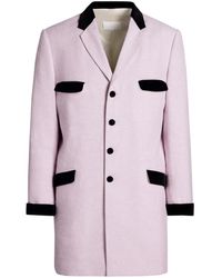 Maison Margiela - Chaqueta con ribete en contraste - Lyst