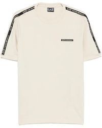 EA7 - T-Shirt Logo Series Regular Fit Cotton Jersey - Lyst