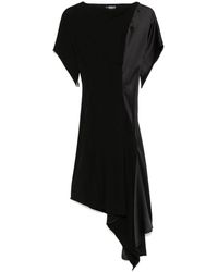 Mugler - Asymmetrical Midi Dress - Lyst