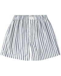 Closed - Striped Organic Cotton Deck Shorts - Lyst