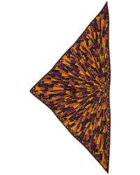 PUCCI - Baiadera Print Silk Triangle Scarf - Lyst