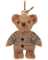 Burberry - Charm Thomas Bear - Lyst