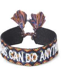 ELLA K - "Moms Can Do Anything" Woven Bracelet - Lyst
