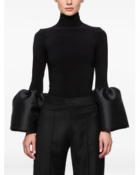 Atu Body Couture - Top Met Hoge Hals En Klokmouwen - Lyst
