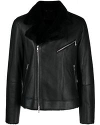 DESA NINETEENSEVENTYTWO - Reversible Zip-up Leather Jacket - Lyst