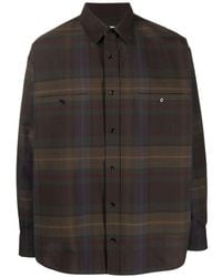 Lemaire - Camisa a cuadros - Lyst