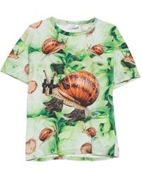 The Artistylist - Snail-Print T-Shirt - Lyst