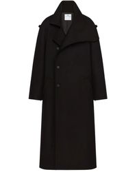 Courreges - Trenchcoat Met Dubbele Rij Knopen - Lyst