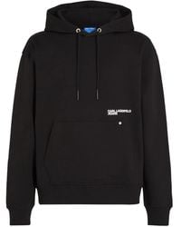 KARL LAGERFELD - Graphic-Print Hoodie - Lyst