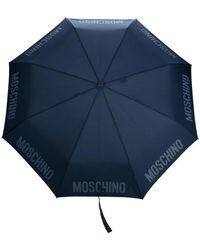 Moschino - Regenschirm Mit Logo-Print - Lyst