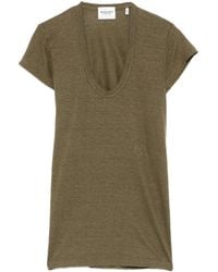 Isabel Marant - Zankou V-Neck T-Shirt - Lyst