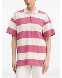 Munthe - Baelfire Striped Short-Sleeved Polo Shirt - Lyst