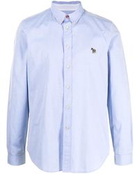 Paul Smith - Overhemd Met Zebrapatch - Lyst