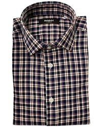 Baldinini - Check-Pattern Button-Down Shirt - Lyst