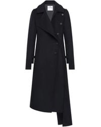 Courreges - オブリーク アシンメトリーコート - Lyst