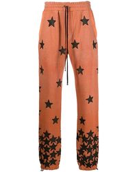 Amiri - Pantalones De Chándal Con Aplique De Estrellas - Lyst