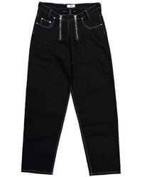 GmbH - Cyrus Double-Zip Wide-Leg Jeans - Lyst